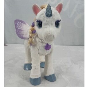 FurReal Friends StarLily My Magical Unicorn Interactive Plush Toy Light up horn